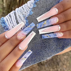 Blue Ocean Press On Nails